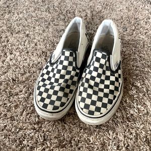Womens checkered VANS size 8.5